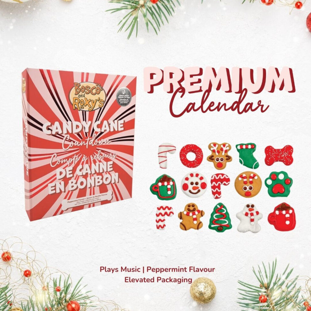 Premium Musical Dog Advent Calendar – 24 Days of Treats